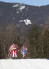 Teresa Stadlober of Austria and Krista Parmakoski of Finland skiing during women cross country skiing 30km classic race of FIS Nordic skiing World Championships 2023 in Planica, Slovenia. Women cross country skiing 30km classic race of FIS Nordic skiing World Championships 2023 was held in Planica Nordic Center in Planica, Slovenia, on Saturday, 4th of March 2023.