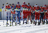 Frida Karlsson of Sweden (L), Ebba Andersson of Sweden (M) and Kerttu Niskanen of Finland ()R) skiing during women cross country skiing 30km classic race of FIS Nordic skiing World Championships 2023 in Planica, Slovenia. Women cross country skiing 30km classic race of FIS Nordic skiing World Championships 2023 was held in Planica Nordic Center in Planica, Slovenia, on Saturday, 4th of March 2023.