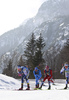 Calle Halfvarsson of Sweden skiing during men cross country skiing 50km classic race of FIS Nordic skiing World Championships 2023 in Planica, Slovenia. Men cross country skiing 50km classic race of FIS Nordic skiing World Championships 2023 was held in Planica Nordic Center in Planica, Slovenia, on Sunday, 5th of March 2023.