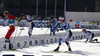 William Poromaa of Sweden going for ski change during men cross country skiing 50km classic race of FIS Nordic skiing World Championships 2023 in Planica, Slovenia. Men cross country skiing 50km classic race of FIS Nordic skiing World Championships 2023 was held in Planica Nordic Center in Planica, Slovenia, on Sunday, 5th of March 2023.
