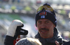 Perttu Hyvarinen of Finland giving interview during the men cross country skiing 50km classic race of FIS Nordic skiing World Championships 2023 in Planica, Slovenia. Men cross country skiing 50km classic race of FIS Nordic skiing World Championships 2023 was held in Planica Nordic Center in Planica, Slovenia, on Sunday, 5th of March 2023.