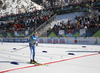 Iivo Niskanen of Finland crossing the finish line during men cross country skiing 50km classic race of FIS Nordic skiing World Championships 2023 in Planica, Slovenia. Men cross country skiing 50km classic race of FIS Nordic skiing World Championships 2023 was held in Planica Nordic Center in Planica, Slovenia, on Sunday, 5th of March 2023.