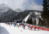 Start of the men cross country skiing 50km classic race of FIS Nordic skiing World Championships 2023 in Planica, Slovenia. Men cross country skiing 50km classic race of FIS Nordic skiing World Championships 2023 was held in Planica Nordic Center in Planica, Slovenia, on Sunday, 5th of March 2023.