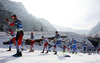 Perttu Hyvarinen of Finland skiing during men cross country skiing 50km classic race of FIS Nordic skiing World Championships 2023 in Planica, Slovenia. Men cross country skiing 50km classic race of FIS Nordic skiing World Championships 2023 was held in Planica Nordic Center in Planica, Slovenia, on Sunday, 5th of March 2023.