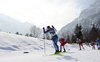 Perttu Hyvarinen of Finland skiing during men cross country skiing 50km classic race of FIS Nordic skiing World Championships 2023 in Planica, Slovenia. Men cross country skiing 50km classic race of FIS Nordic skiing World Championships 2023 was held in Planica Nordic Center in Planica, Slovenia, on Sunday, 5th of March 2023.