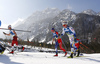 Jens Burman of Sweden skiing during men cross country skiing 50km classic race of FIS Nordic skiing World Championships 2023 in Planica, Slovenia. Men cross country skiing 50km classic race of FIS Nordic skiing World Championships 2023 was held in Planica Nordic Center in Planica, Slovenia, on Sunday, 5th of March 2023.