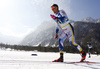 Calle Halfvarsson of Sweden skiing during men cross country skiing 50km classic race of FIS Nordic skiing World Championships 2023 in Planica, Slovenia. Men cross country skiing 50km classic race of FIS Nordic skiing World Championships 2023 was held in Planica Nordic Center in Planica, Slovenia, on Sunday, 5th of March 2023.