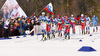 William Poromaa of Sweden (L) and Didrik Toenseth of Norway (R) skiing during men cross country skiing 50km classic race of FIS Nordic skiing World Championships 2023 in Planica, Slovenia. Men cross country skiing 50km classic race of FIS Nordic skiing World Championships 2023 was held in Planica Nordic Center in Planica, Slovenia, on Sunday, 5th of March 2023.