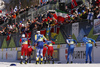 Johannes Hoesflot Klaebo of Norway, Paal Golberg of Norway, Didrik Toenseth of Norway, William Poromaa of Sweden, Martin Loewstroem Nyenget of Norway, Iivo Niskanen of Finland and  Francesco De Fabiani of Italy skiing during men cross country skiing 50km classic race of FIS Nordic skiing World Championships 2023 in Planica, Slovenia. Men cross country skiing 50km classic race of FIS Nordic skiing World Championships 2023 was held in Planica Nordic Center in Planica, Slovenia, on Sunday, 5th of March 2023.