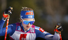 Fanny Kukonlehto of Finland skiing during U23 women cross country skiing 20km mass start skating race of FIS Junior Nordic skiing World Championships 2024 in Planica, Slovenia. U23 women cross country skiing 20km mass start skating race of FIS Junior Nordic skiing World Championships 2024 was held in Planica Nordic Center in Planica, Slovenia, on Thursday, 8th of February 2024.