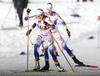 Maerta Rosenberg of Sweden skiing during U23 women cross country skiing 20km mass start skating race of FIS Junior Nordic skiing World Championships 2024 in Planica, Slovenia. U23 women cross country skiing 20km mass start skating race of FIS Junior Nordic skiing World Championships 2024 was held in Planica Nordic Center in Planica, Slovenia, on Thursday, 8th of February 2024.