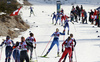 Siiri Kaijansinkko of Finland skiing during U23 women cross country skiing 20km mass start skating race of FIS Junior Nordic skiing World Championships 2024 in Planica, Slovenia. U23 women cross country skiing 20km mass start skating race of FIS Junior Nordic skiing World Championships 2024 was held in Planica Nordic Center in Planica, Slovenia, on Thursday, 8th of February 2024.