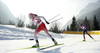 Marina Kaelin of Switzerland skiing during U23 women cross country skiing 20km mass start skating race of FIS Junior Nordic skiing World Championships 2024 in Planica, Slovenia. U23 women cross country skiing 20km mass start skating race of FIS Junior Nordic skiing World Championships 2024 was held in Planica Nordic Center in Planica, Slovenia, on Thursday, 8th of February 2024.