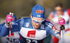 Emil Liekari of Finland skiing during U23 men cross country skiing 20km mass start skating race of FIS Junior Nordic skiing World Championships 2024 in Planica, Slovenia. U23 men cross country skiing 20km mass start skating race of FIS Junior Nordic skiing World Championships 2024 was held in Planica Nordic Center in Planica, Slovenia, on Thursday, 8th of February 2024.