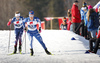 Emil Liekari of Finland skiing during U23 men cross country skiing 20km mass start skating race of FIS Junior Nordic skiing World Championships 2024 in Planica, Slovenia. U23 men cross country skiing 20km mass start skating race of FIS Junior Nordic skiing World Championships 2024 was held in Planica Nordic Center in Planica, Slovenia, on Thursday, 8th of February 2024.