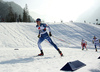 Olli-Pekka Laitila of Finland skiing during U23 men cross country skiing 20km mass start skating race of FIS Junior Nordic skiing World Championships 2024 in Planica, Slovenia. U23 men cross country skiing 20km mass start skating race of FIS Junior Nordic skiing World Championships 2024 was held in Planica Nordic Center in Planica, Slovenia, on Thursday, 8th of February 2024.