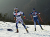 Maans Skoglund of Sweden skiing during U23 men cross country skiing 20km mass start skating race of FIS Junior Nordic skiing World Championships 2024 in Planica, Slovenia. U23 men cross country skiing 20km mass start skating race of FIS Junior Nordic skiing World Championships 2024 was held in Planica Nordic Center in Planica, Slovenia, on Thursday, 8th of February 2024.