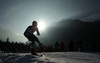 Anze Gros of Slovenia skiing during U23 men cross country skiing 20km mass start skating race of FIS Junior Nordic skiing World Championships 2024 in Planica, Slovenia. U23 men cross country skiing 20km mass start skating race of FIS Junior Nordic skiing World Championships 2024 was held in Planica Nordic Center in Planica, Slovenia, on Thursday, 8th of February 2024.