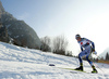 Truls Gisselman of Sweden skiing during U23 men cross country skiing 20km mass start skating race of FIS Junior Nordic skiing World Championships 2024 in Planica, Slovenia. U23 men cross country skiing 20km mass start skating race of FIS Junior Nordic skiing World Championships 2024 was held in Planica Nordic Center in Planica, Slovenia, on Thursday, 8th of February 2024.