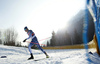 Niko Anttola of Finland skiing during U23 men cross country skiing 20km mass start skating race of FIS Junior Nordic skiing World Championships 2024 in Planica, Slovenia. U23 men cross country skiing 20km mass start skating race of FIS Junior Nordic skiing World Championships 2024 was held in Planica Nordic Center in Planica, Slovenia, on Thursday, 8th of February 2024.