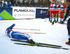 Niko Anttola of Finland in finish of the U23 men cross country skiing 20km mass start skating race of FIS Junior Nordic skiing World Championships 2024 in Planica, Slovenia. U23 men cross country skiing 20km mass start skating race of FIS Junior Nordic skiing World Championships 2024 was held in Planica Nordic Center in Planica, Slovenia, on Thursday, 8th of February 2024.