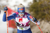 Siiri Kaijansinkko of Finland skiing during U23 women cross country skiing 20km mass start skating race of FIS Junior Nordic skiing World Championships 2024 in Planica, Slovenia. U23 women cross country skiing 20km mass start skating race of FIS Junior Nordic skiing World Championships 2024 was held in Planica Nordic Center in Planica, Slovenia, on Thursday, 8th of February 2024.