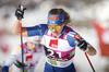 Hilla Niemela of Finland skiing during U23 women cross country skiing 20km mass start skating race of FIS Junior Nordic skiing World Championships 2024 in Planica, Slovenia. U23 women cross country skiing 20km mass start skating race of FIS Junior Nordic skiing World Championships 2024 was held in Planica Nordic Center in Planica, Slovenia, on Thursday, 8th of February 2024.