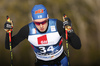 Olli-Pekka Laitila of Finland skiing during U23 men cross country skiing 20km mass start skating race of FIS Junior Nordic skiing World Championships 2024 in Planica, Slovenia. U23 men cross country skiing 20km mass start skating race of FIS Junior Nordic skiing World Championships 2024 was held in Planica Nordic Center in Planica, Slovenia, on Thursday, 8th of February 2024.