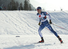 Olli-Pekka Laitila of Finland skiing during U23 men cross country skiing 20km mass start skating race of FIS Junior Nordic skiing World Championships 2024 in Planica, Slovenia. U23 men cross country skiing 20km mass start skating race of FIS Junior Nordic skiing World Championships 2024 was held in Planica Nordic Center in Planica, Slovenia, on Thursday, 8th of February 2024.