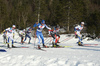 Olli-Pekka Laitila of Finland skiing during U23 men cross country skiing 20km mass start skating race of FIS Junior Nordic skiing World Championships 2024 in Planica, Slovenia. U23 men cross country skiing 20km mass start skating race of FIS Junior Nordic skiing World Championships 2024 was held in Planica Nordic Center in Planica, Slovenia, on Thursday, 8th of February 2024.