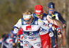 Truls Gisselman of Sweden skiing during U23 men cross country skiing 20km mass start skating race of FIS Junior Nordic skiing World Championships 2024 in Planica, Slovenia. U23 men cross country skiing 20km mass start skating race of FIS Junior Nordic skiing World Championships 2024 was held in Planica Nordic Center in Planica, Slovenia, on Thursday, 8th of February 2024.