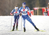 Emil Liekari of Finland skiing during U23 men cross country skiing 20km mass start skating race of FIS Junior Nordic skiing World Championships 2024 in Planica, Slovenia. U23 men cross country skiing 20km mass start skating race of FIS Junior Nordic skiing World Championships 2024 was held in Planica Nordic Center in Planica, Slovenia, on Thursday, 8th of February 2024.