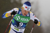 Elias Danielsson of Sweden skiing during junior men cross country skiing 10km classic race of FIS Junior Nordic skiing World Championships 2024 in Planica, Slovenia. Junior men cross country skiing 10km classic race of FIS Junior Nordic skiing World Championships 2024 was held in Planica Nordic Center in Planica, Slovenia, on Friday, 9th of February 2024.