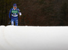 Akseli Pitkanen of Finland skiing during junior men cross country skiing 10km classic race of FIS Junior Nordic skiing World Championships 2024 in Planica, Slovenia. Junior men cross country skiing 10km classic race of FIS Junior Nordic skiing World Championships 2024 was held in Planica Nordic Center in Planica, Slovenia, on Friday, 9th of February 2024.