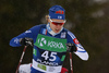 Akseli Pitkanen of Finland skiing during junior men cross country skiing 10km classic race of FIS Junior Nordic skiing World Championships 2024 in Planica, Slovenia. Junior men cross country skiing 10km classic race of FIS Junior Nordic skiing World Championships 2024 was held in Planica Nordic Center in Planica, Slovenia, on Friday, 9th of February 2024.