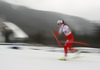 Weronika Jarecka of Poland skiing during U23 women cross country skiing 10km classic race of FIS Junior Nordic skiing World Championships 2024 in Planica, Slovenia. U23 women cross country skiing 10km classic race of FIS Junior Nordic skiing World Championships 2024 was held in Planica Nordic Center in Planica, Slovenia, on Saturday, 10th of February 2024.