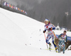 Maerta Rosenberg of Sweden skiing during U23 women cross country skiing 10km classic race of FIS Junior Nordic skiing World Championships 2024 in Planica, Slovenia. U23 women cross country skiing 10km classic race of FIS Junior Nordic skiing World Championships 2024 was held in Planica Nordic Center in Planica, Slovenia, on Saturday, 10th of February 2024.