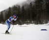 Emil Liekari of Finland skiing during U23 men cross country skiing 10km classic race of FIS Junior Nordic skiing World Championships 2024 in Planica, Slovenia. U23 men cross country skiing 10km classic race of FIS Junior Nordic skiing World Championships 2024 was held in Planica Nordic Center in Planica, Slovenia, on Saturday, 10th of February 2024.