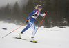 Siiri Kaijansinkko of Finland skiing during U23 women cross country skiing 10km classic race of FIS Junior Nordic skiing World Championships 2024 in Planica, Slovenia. U23 women cross country skiing 10km classic race of FIS Junior Nordic skiing World Championships 2024 was held in Planica Nordic Center in Planica, Slovenia, on Saturday, 10th of February 2024.