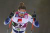 Elin Henriksson of Sweden skiing during U23 women cross country skiing 10km classic race of FIS Junior Nordic skiing World Championships 2024 in Planica, Slovenia. U23 women cross country skiing 10km classic race of FIS Junior Nordic skiing World Championships 2024 was held in Planica Nordic Center in Planica, Slovenia, on Saturday, 10th of February 2024.