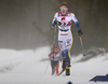 Elin Henriksson of Sweden skiing during U23 women cross country skiing 10km classic race of FIS Junior Nordic skiing World Championships 2024 in Planica, Slovenia. U23 women cross country skiing 10km classic race of FIS Junior Nordic skiing World Championships 2024 was held in Planica Nordic Center in Planica, Slovenia, on Saturday, 10th of February 2024.