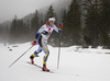 WIKSTROEM Lundgren of Sweden skiing during U23 women cross country skiing 10km classic race of FIS Junior Nordic skiing World Championships 2024 in Planica, Slovenia. U23 women cross country skiing 10km classic race of FIS Junior Nordic skiing World Championships 2024 was held in Planica Nordic Center in Planica, Slovenia, on Saturday, 10th of February 2024.