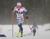 Maerta Rosenberg of Sweden skiing during U23 women cross country skiing 10km classic race of FIS Junior Nordic skiing World Championships 2024 in Planica, Slovenia. U23 women cross country skiing 10km classic race of FIS Junior Nordic skiing World Championships 2024 was held in Planica Nordic Center in Planica, Slovenia, on Saturday, 10th of February 2024.