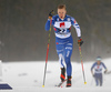 Olli-Pekka Laitila of Finland skiing during U23 men cross country skiing 10km classic race of FIS Junior Nordic skiing World Championships 2024 in Planica, Slovenia. U23 men cross country skiing 10km classic race of FIS Junior Nordic skiing World Championships 2024 was held in Planica Nordic Center in Planica, Slovenia, on Saturday, 10th of February 2024.