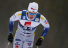 Emil Danielsson of Sweden skiing during U23 men cross country skiing 10km classic race of FIS Junior Nordic skiing World Championships 2024 in Planica, Slovenia. U23 men cross country skiing 10km classic race of FIS Junior Nordic skiing World Championships 2024 was held in Planica Nordic Center in Planica, Slovenia, on Saturday, 10th of February 2024.