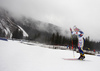 Maans Skoglund of Sweden skiing during U23 men cross country skiing 10km classic race of FIS Junior Nordic skiing World Championships 2024 in Planica, Slovenia. U23 men cross country skiing 10km classic race of FIS Junior Nordic skiing World Championships 2024 was held in Planica Nordic Center in Planica, Slovenia, on Saturday, 10th of February 2024.